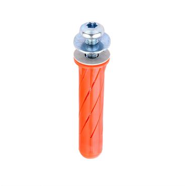 Stella Hollow Wallplug 5x55mm Red