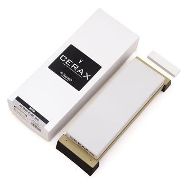 Suehiro CERAX 5050 Finishing Whetstone 5000 Grit with Rubber Stand & Nagura Stone