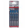 BOSCH JIGSAW BLADES ALUMINIUM HSS STRAIGHT (PK 5)