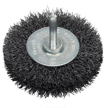 TRIPLEX  WIRE BRUSH 100MM DIA FOR DRILL
