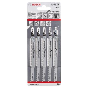 BOSCH JIGSAW BLADES WOOD & METAL PROGRESSOR (PK 5)