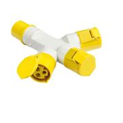 TALA 3WAY 16A 110V ADAPTOR