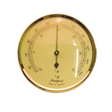 THERMOMETER GOLD FACE 67MM