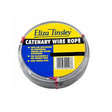 WIRE ROPE CATENARY 3MM GALVD 30M COIL