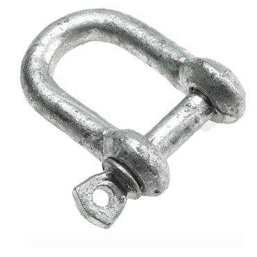 TINSLEY D SHACKLE 5/16" GALV PKT2