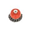 SEALEY WIRE CUP BRUSH TWIST KNOT 65MMXM14 X 2
