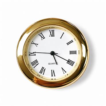 CLOCK INSERT GOLD 35MM