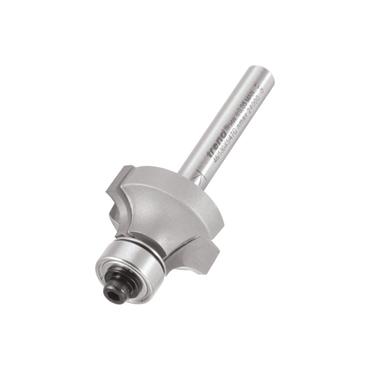 TREND ROUTER BIT TCT BEARING OVOLO 1/4" 6.3MM RAD