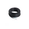 CABLE FLEXIBLE RUBBER COVERED 2X0.75MM BLACK METRE