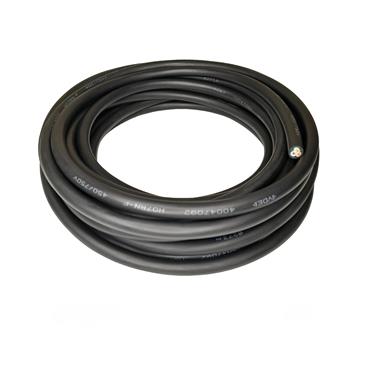 CALBE FLEXIBLE COVERED RUBBER 2X1.5 BLACK METRE