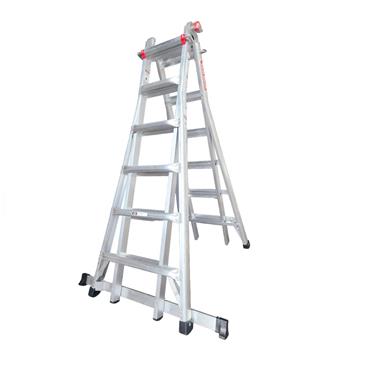 POWER TELESCOPIC MULTI LADDER 4X6  6.38M 23KG