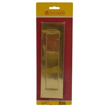 CENTURION LETTER PLATE BRASS 10" X 3"