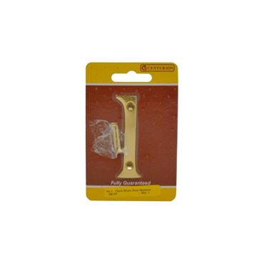 CENTURION NUMERAL BRASS 3" NO 1