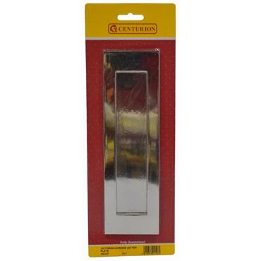 CENTURION LETTER PLATE 10"X3" CHROME