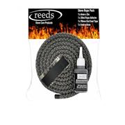 DOUGLAS FIRE ROPE SEAL 8MM X 2METRE & ADHESIVE
