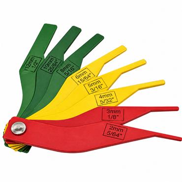 Sealey VS059 Brake Pad Thickness Gauge 8pc