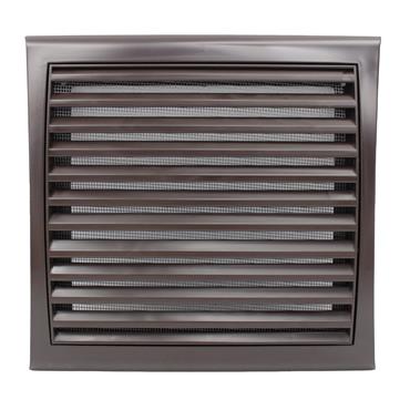 TERMINAL VENT GRILL WITH FLY SCREEN SQUARE