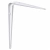 WHITE SHELF BRACKET 14" X 12"