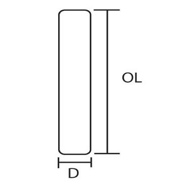 TREND SPARE PLATE FOR LOCK JIG L16MM X 107MM