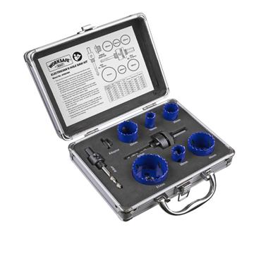 SEALEY HOLESAW KIT 19-57MM (9 PC) FOR PLUMBERS