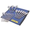 IRWIN FLAT WOOD BIT SET 17 PIECE