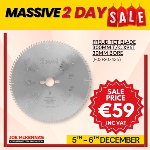 Freud,TCT BLADE, 300MM T/C X96T 30MM BORE,Saw Blade,Joe McKennas,Hardware,Limerick,Sale