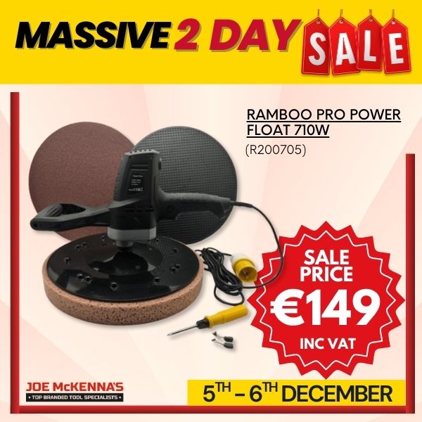 Ramboo,Power Float 710w,R200705,Joe McKennas,Hardware,Limerick,Sale