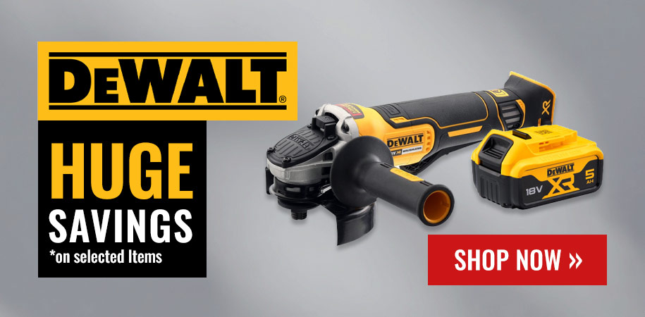 De Walt huge savings on selected items - shop now