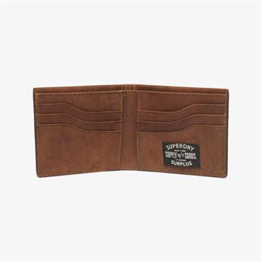 SUPERDRY LEATHER GOODS WALLET - BROWN