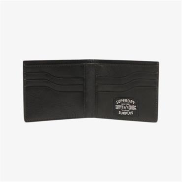 SUPERDRY LEATHER GOODS WALLET - BLACK