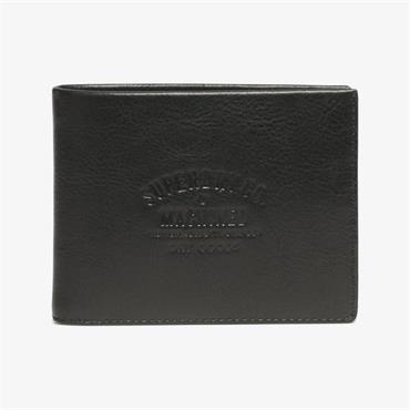 SUPERDRY LEATHER GOODS WALLET - BLACK