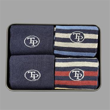 TOM PENN SOCKS GIFT BOX - NAVY