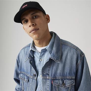 LEVI'S HM FLEXFIT CAP - BLACK