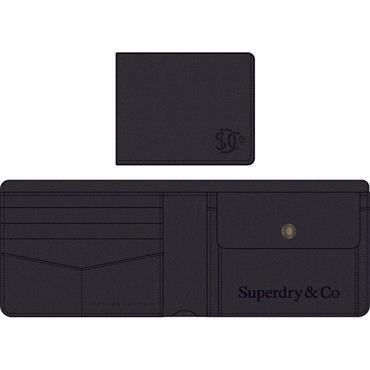 SUPERDRY CLASSIC LEATHER WALLET - BLACK