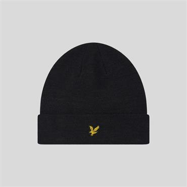 LYLE&SCOTT BASIC BEANIE - BLACK
