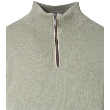CASA MODA 1/2 ZIP SWEATER - GREY