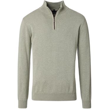CASA MODA 1/2 ZIP SWEATER - GREY