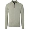 CASA MODA 1/2 ZIP SWEATER - GREY