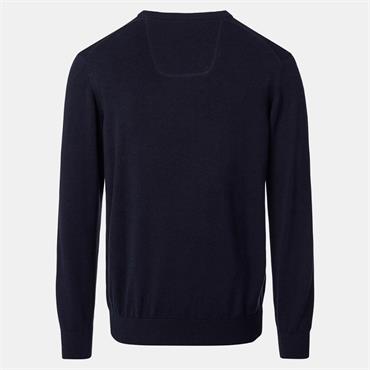CASA MODA V-NECK JUMPER - NAVY