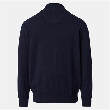 CASA MODA FULLZIP CARDIGAN - NAVY
