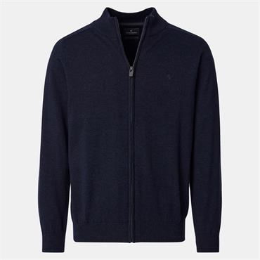 CASA MODA FULLZIP CARDIGAN - NAVY
