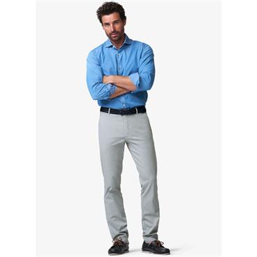 MEYER OSLO TWO-TONE CHINOS - GREY