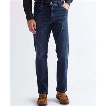 WRANGLER TEXAS STRAIGHT STRETCH JEANS - NAVY