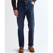 WRANGLER TEXAS STRAIGHT STRETCH JEANS - NAVY