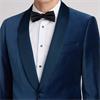 REMUS UOMO ROMEO VELVET JACKET - BLUE