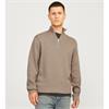 JACK&JONES MILANO KNIT 1/2 ZIP - BEIGE