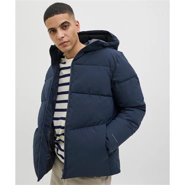 JACK&JONES GLOBAL PUFFER JACKET - NAVY