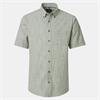 CASA MODA STRIPE SHORT SLEEVE SHIRT - GREEN