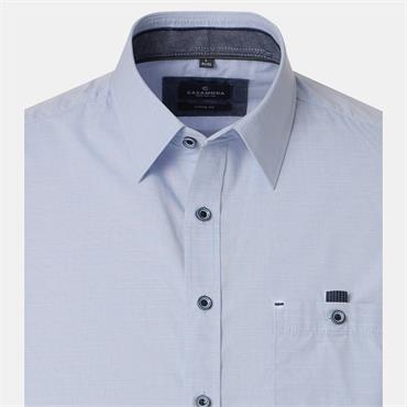 CASA MODA SHORT SLEEVE CASUAL SHIRT - BLUE