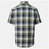 CASA MODA B.D. CHECK SHORT SLEEVE SHIRT - GREEN